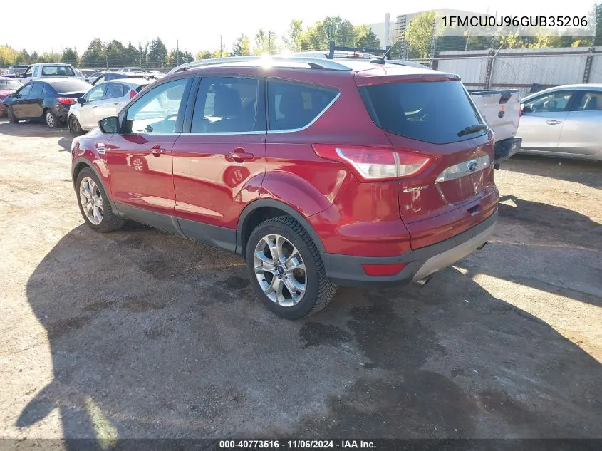 2016 Ford Escape Titanium VIN: 1FMCU0J96GUB35206 Lot: 40773516