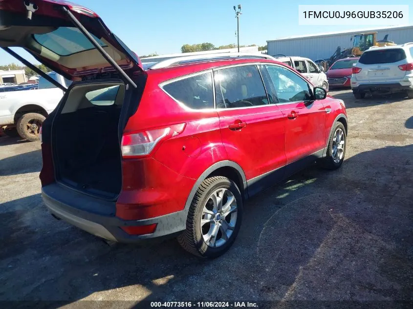 2016 Ford Escape Titanium VIN: 1FMCU0J96GUB35206 Lot: 40773516