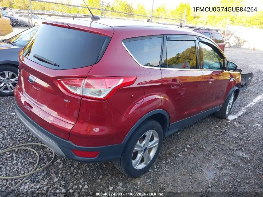 1FMCU0G74GUB84264 2016 Ford Escape Se