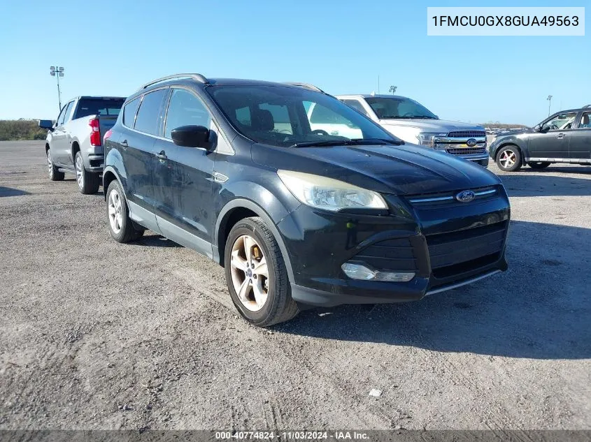 2016 Ford Escape Se VIN: 1FMCU0GX8GUA49563 Lot: 40774824