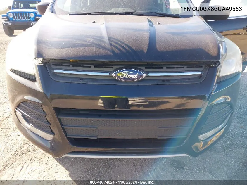 2016 Ford Escape Se VIN: 1FMCU0GX8GUA49563 Lot: 40774824