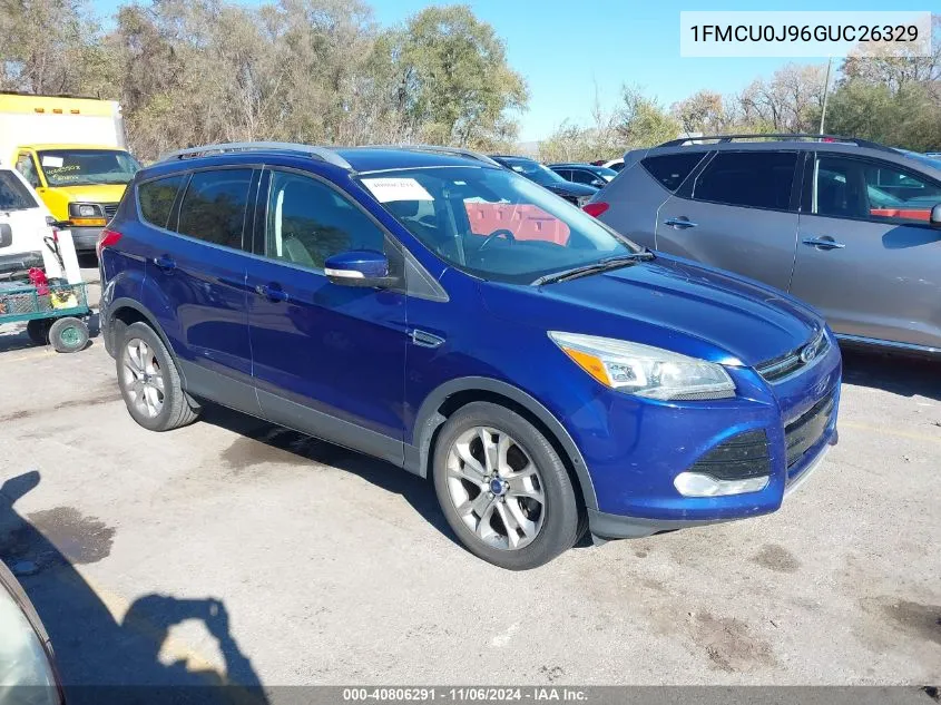 2016 Ford Escape Titanium VIN: 1FMCU0J96GUC26329 Lot: 40806291