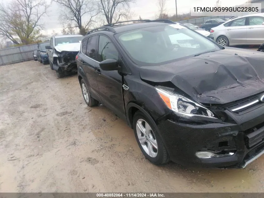 2016 Ford Escape Se VIN: 1FMCU9G99GUC22805 Lot: 40852064