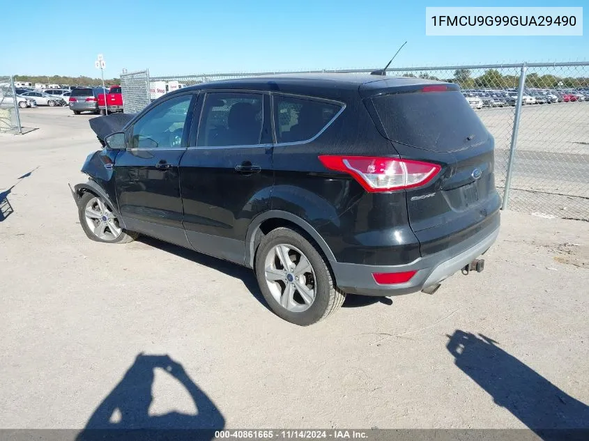 2016 Ford Escape Se VIN: 1FMCU9G99GUA29490 Lot: 40861665