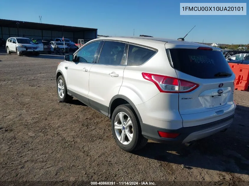 2016 Ford Escape Se VIN: 1FMCU0GX1GUA20101 Lot: 40868391