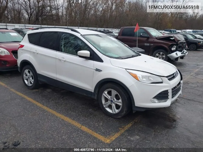 2016 Ford Escape Se VIN: 1FMCU9GX5GUA65918 Lot: 40872790