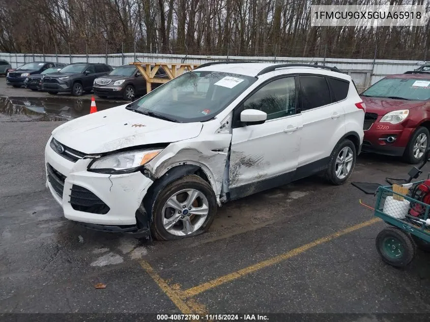 2016 Ford Escape Se VIN: 1FMCU9GX5GUA65918 Lot: 40872790