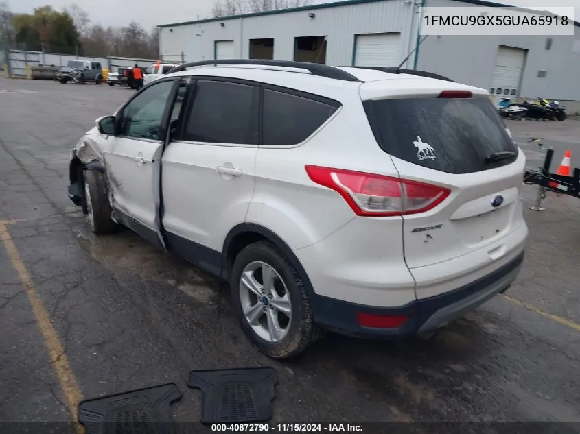 2016 Ford Escape Se VIN: 1FMCU9GX5GUA65918 Lot: 40872790