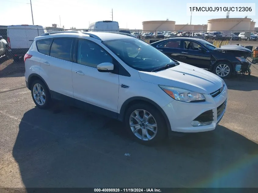 2016 Ford Escape Titanium VIN: 1FMCU0J91GUC12306 Lot: 40898928