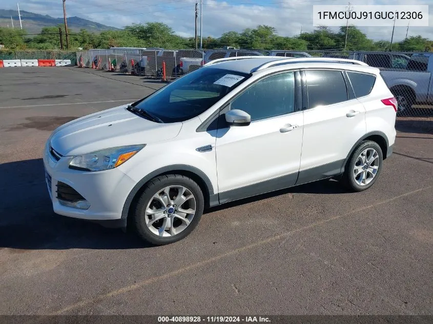 2016 Ford Escape Titanium VIN: 1FMCU0J91GUC12306 Lot: 40898928