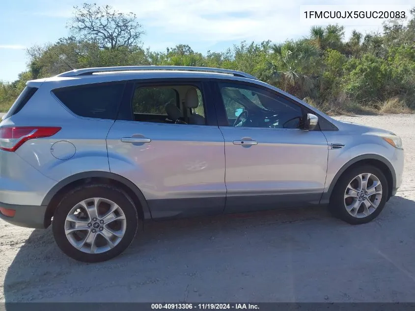 2016 Ford Escape Titanium VIN: 1FMCU0JX5GUC20083 Lot: 40913306