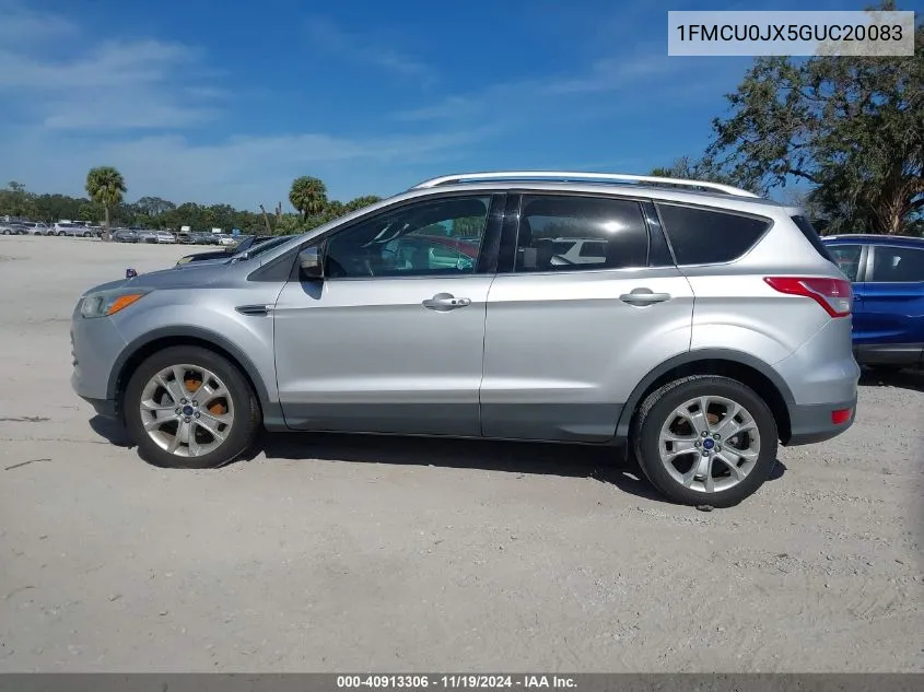 2016 Ford Escape Titanium VIN: 1FMCU0JX5GUC20083 Lot: 40913306