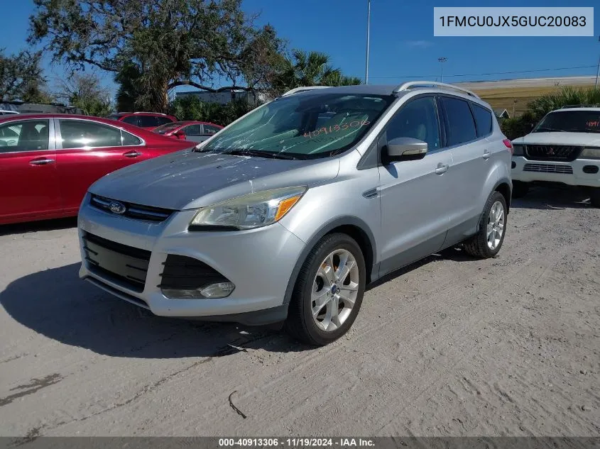 2016 Ford Escape Titanium VIN: 1FMCU0JX5GUC20083 Lot: 40913306