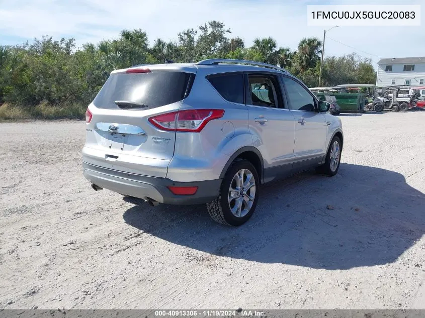 2016 Ford Escape Titanium VIN: 1FMCU0JX5GUC20083 Lot: 40913306