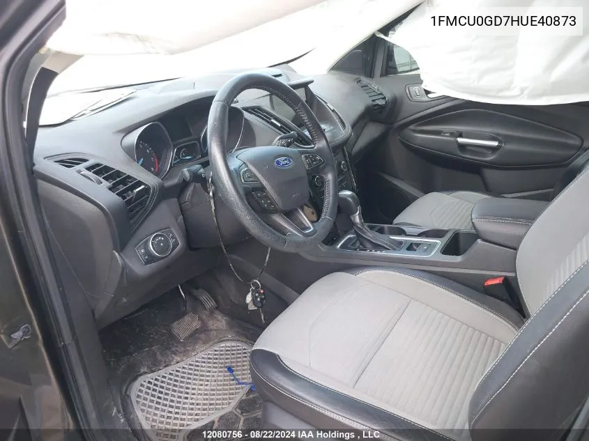 1FMCU0GD7HUE40873 2017 Ford Escape Se