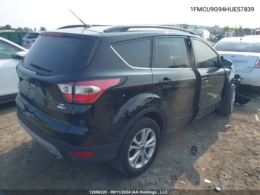 1FMCU9G94HUE57839 2017 Ford Escape Se