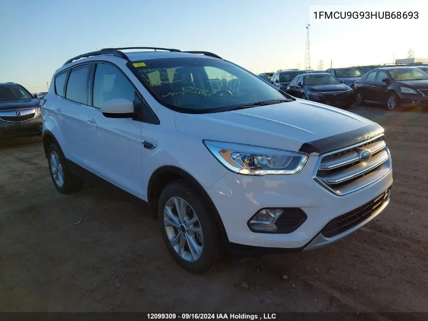 2017 Ford Escape Se VIN: 1FMCU9G93HUB68693 Lot: 12099309