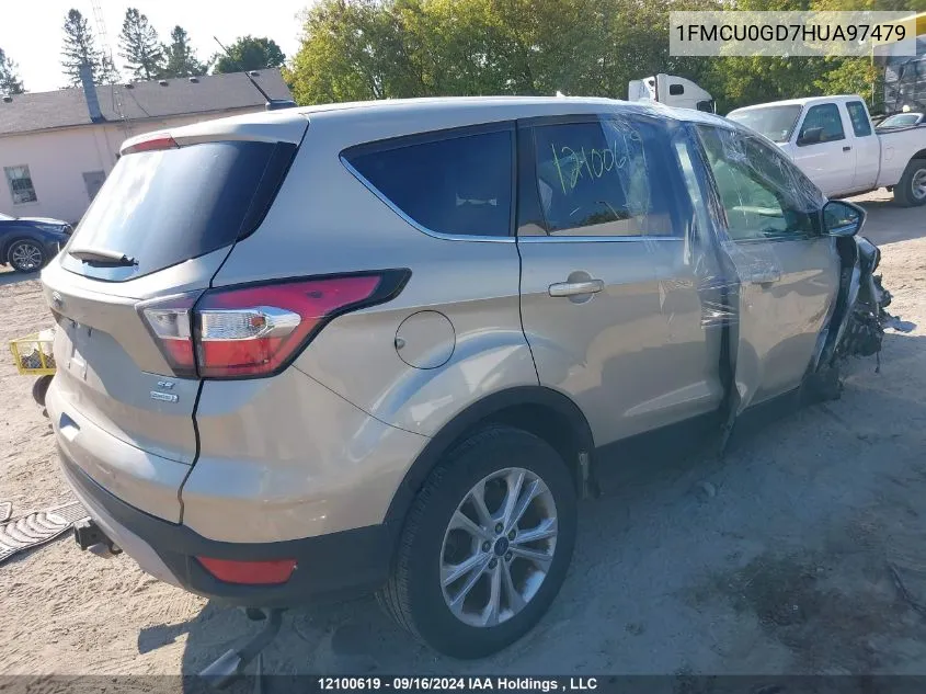 2017 Ford Escape Se VIN: 1FMCU0GD7HUA97479 Lot: 12100619