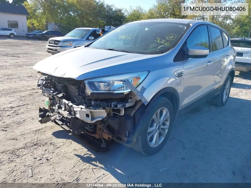 1FMCU0GD4HUD80406 2017 Ford Escape Se