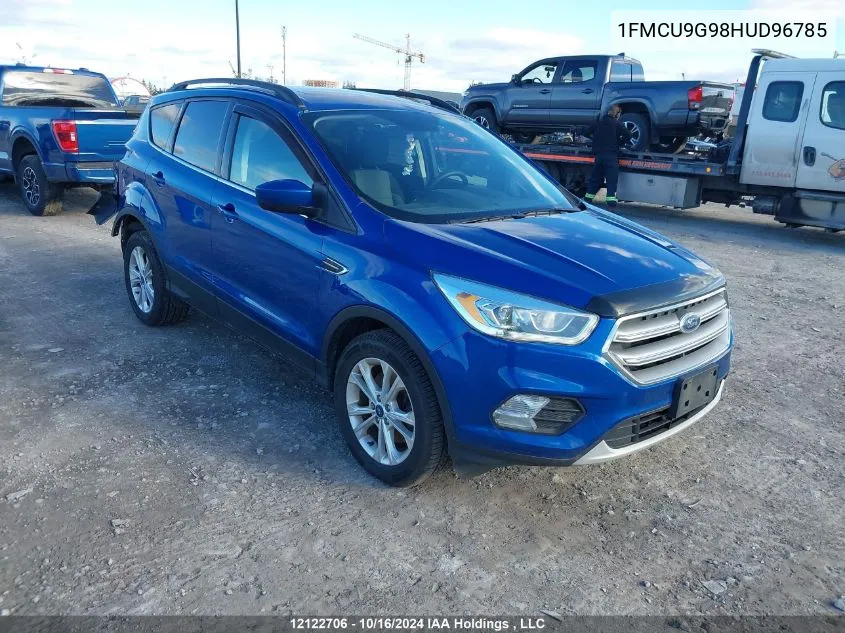 2017 Ford Escape Se VIN: 1FMCU9G98HUD96785 Lot: 12122706