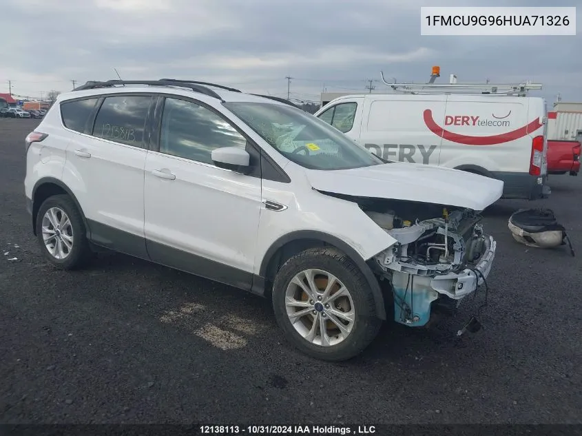 2017 Ford Escape Se VIN: 1FMCU9G96HUA71326 Lot: 12138113