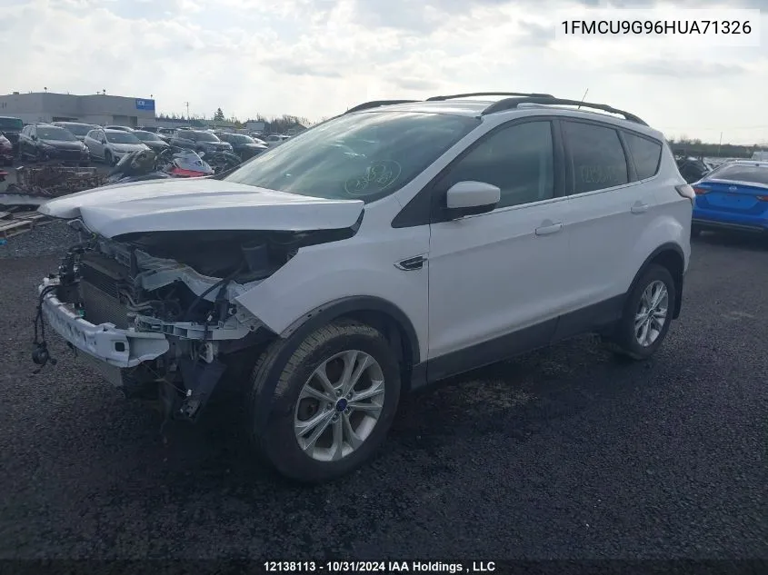 1FMCU9G96HUA71326 2017 Ford Escape Se