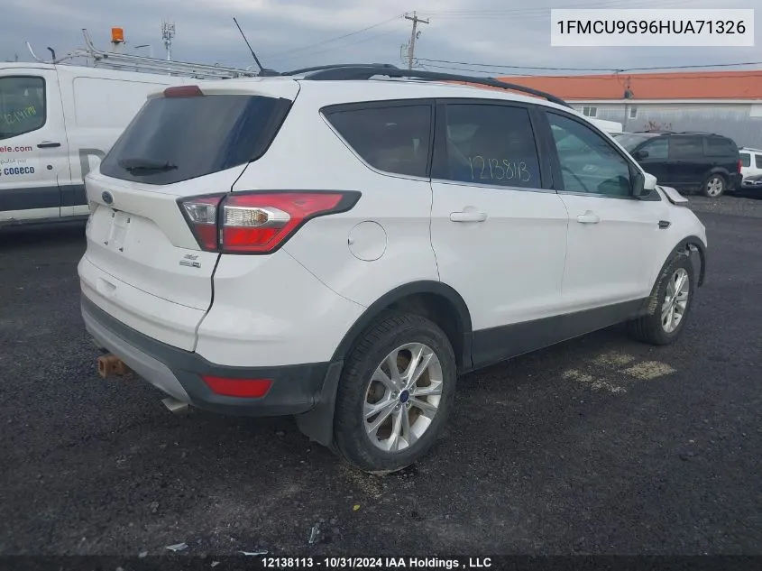 2017 Ford Escape Se VIN: 1FMCU9G96HUA71326 Lot: 12138113