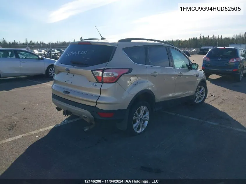 2017 Ford Escape Se VIN: 1FMCU9G94HUD62505 Lot: 12146208