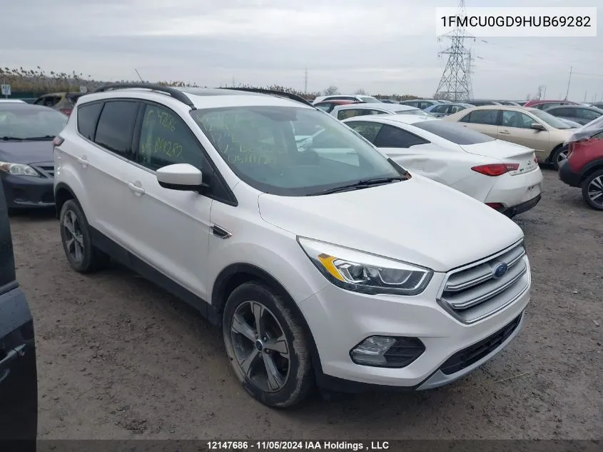 2017 Ford Escape Se VIN: 1FMCU0GD9HUB69282 Lot: 12147686