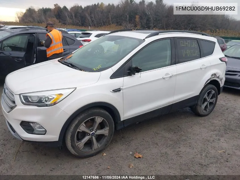 2017 Ford Escape Se VIN: 1FMCU0GD9HUB69282 Lot: 12147686