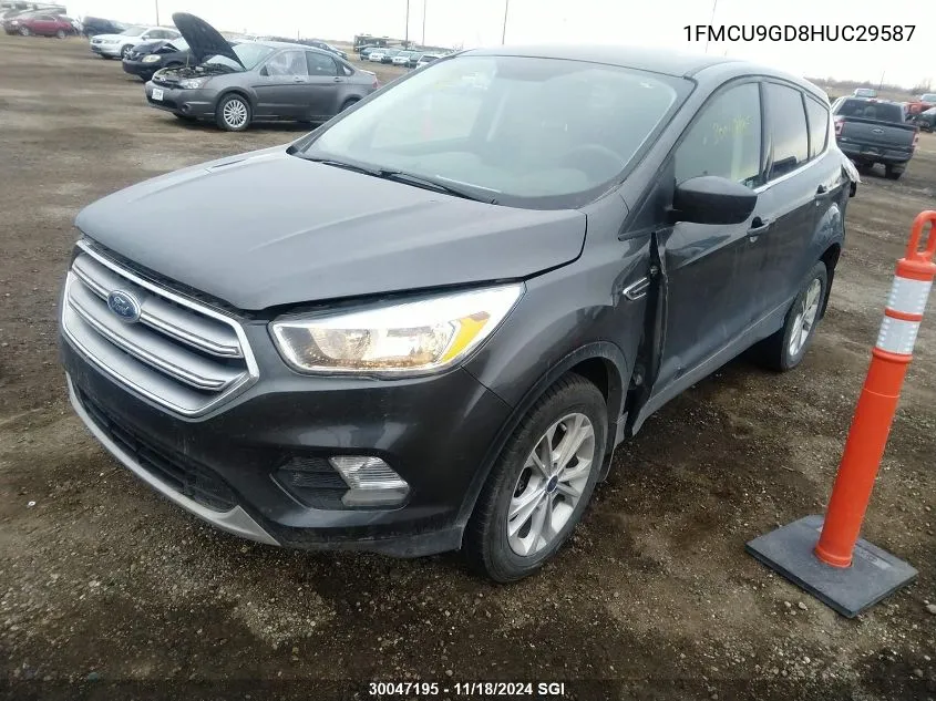 2017 Ford Escape Se VIN: 1FMCU9GD8HUC29587 Lot: 30047195