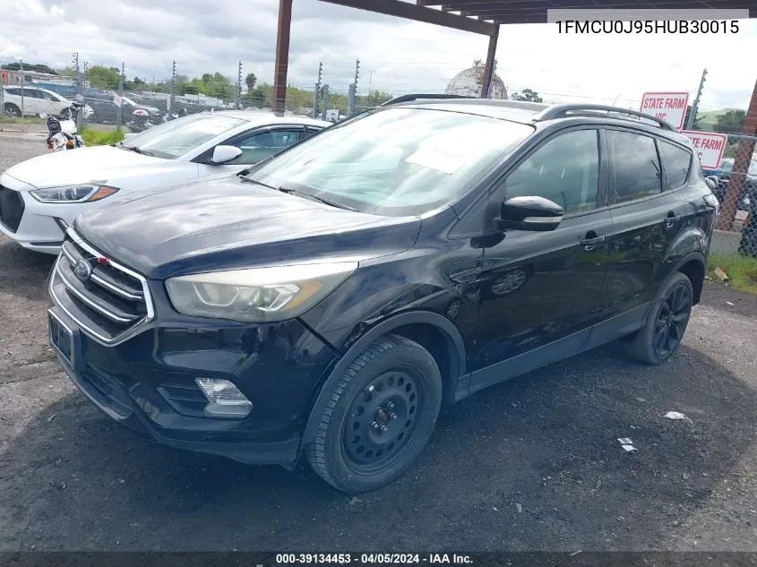 2017 Ford Escape Titanium VIN: 1FMCU0J95HUB30015 Lot: 39134453