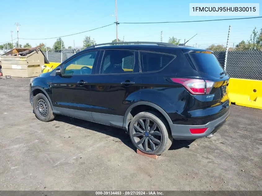 2017 Ford Escape Titanium VIN: 1FMCU0J95HUB30015 Lot: 39134453