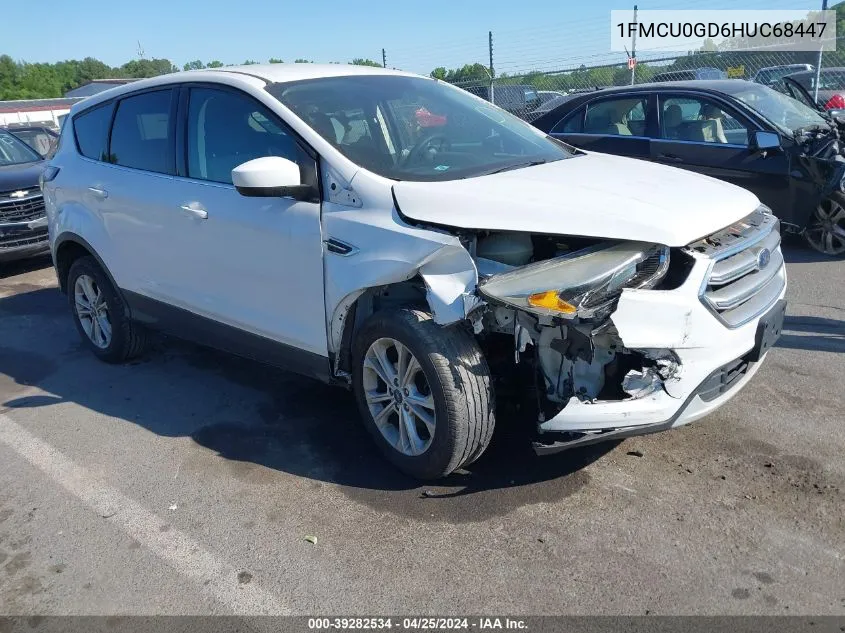 2017 Ford Escape Se VIN: 1FMCU0GD6HUC68447 Lot: 39282534