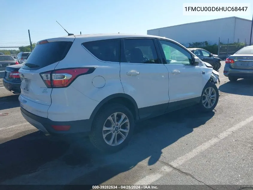 2017 Ford Escape Se VIN: 1FMCU0GD6HUC68447 Lot: 39282534