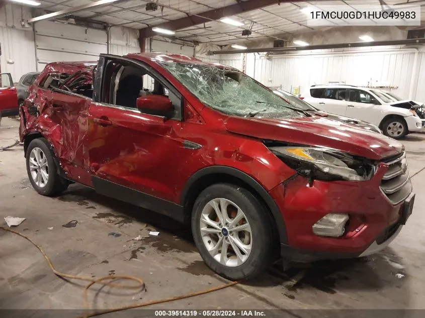 1FMCU0GD1HUC49983 2017 Ford Escape Se