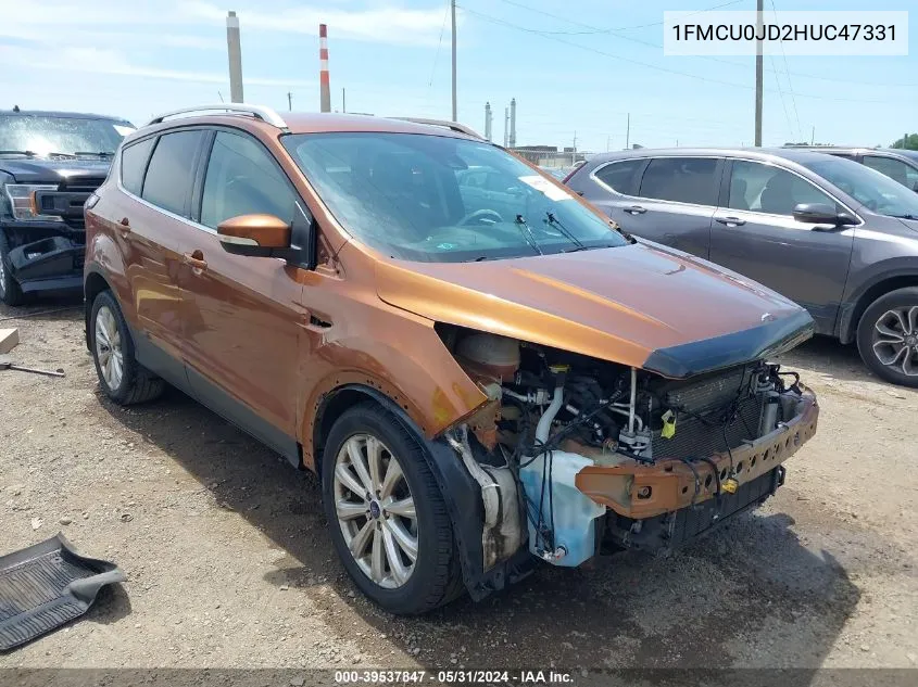 1FMCU0JD2HUC47331 2017 Ford Escape Titanium