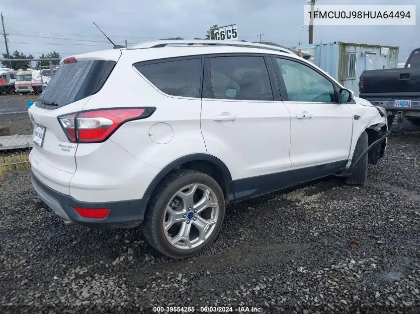 1FMCU0J98HUA64494 2017 Ford Escape Titanium