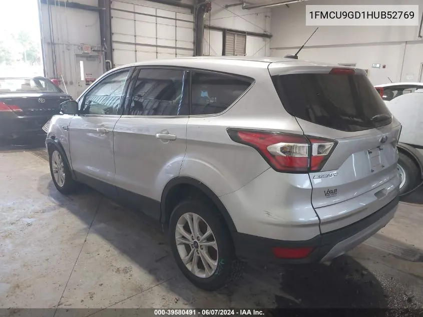 2017 Ford Escape Se VIN: 1FMCU9GD1HUB52769 Lot: 39580491