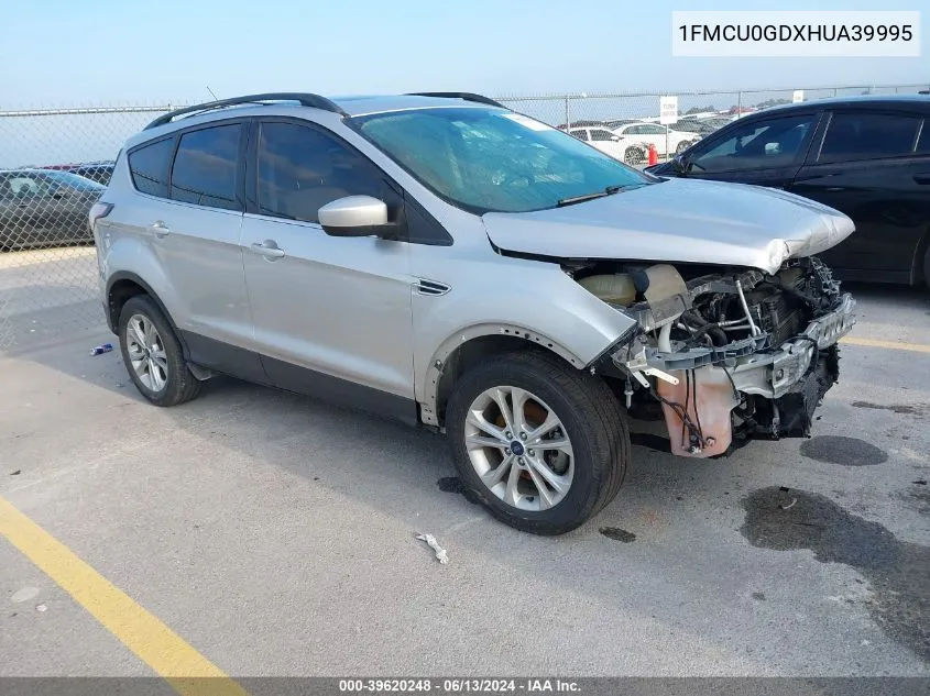 1FMCU0GDXHUA39995 2017 Ford Escape Se