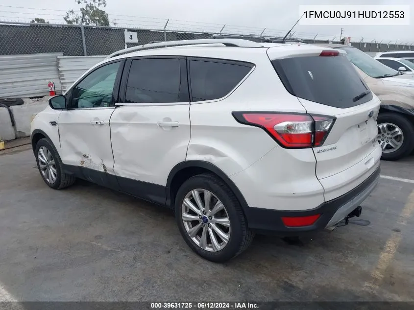 1FMCU0J91HUD12553 2017 Ford Escape Titanium