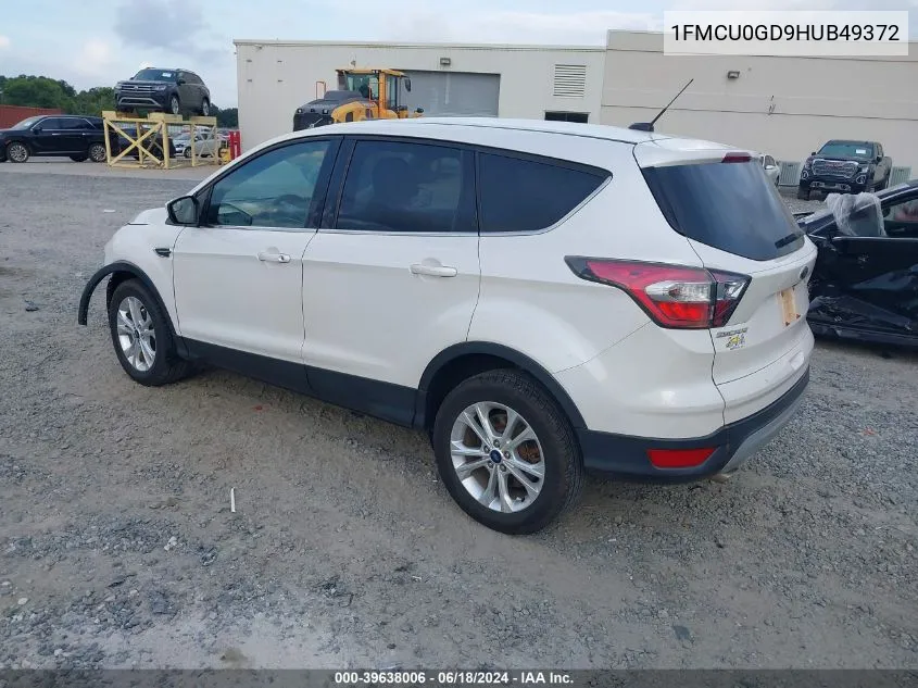 1FMCU0GD9HUB49372 2017 Ford Escape Se