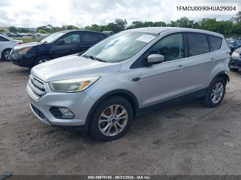 2017 Ford Escape Se VIN: 1FMCU0G90HUA29004 Lot: 39670185