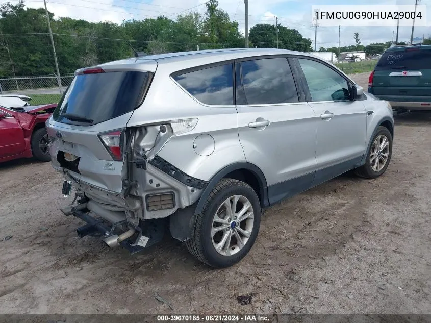 2017 Ford Escape Se VIN: 1FMCU0G90HUA29004 Lot: 39670185