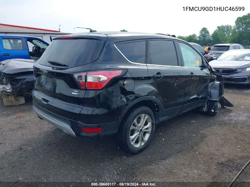 2017 Ford Escape Se VIN: 1FMCU9GD1HUC46599 Lot: 39680117