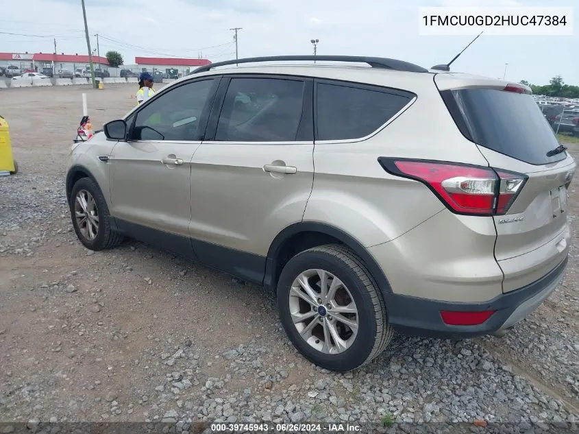 1FMCU0GD2HUC47384 2017 Ford Escape Se