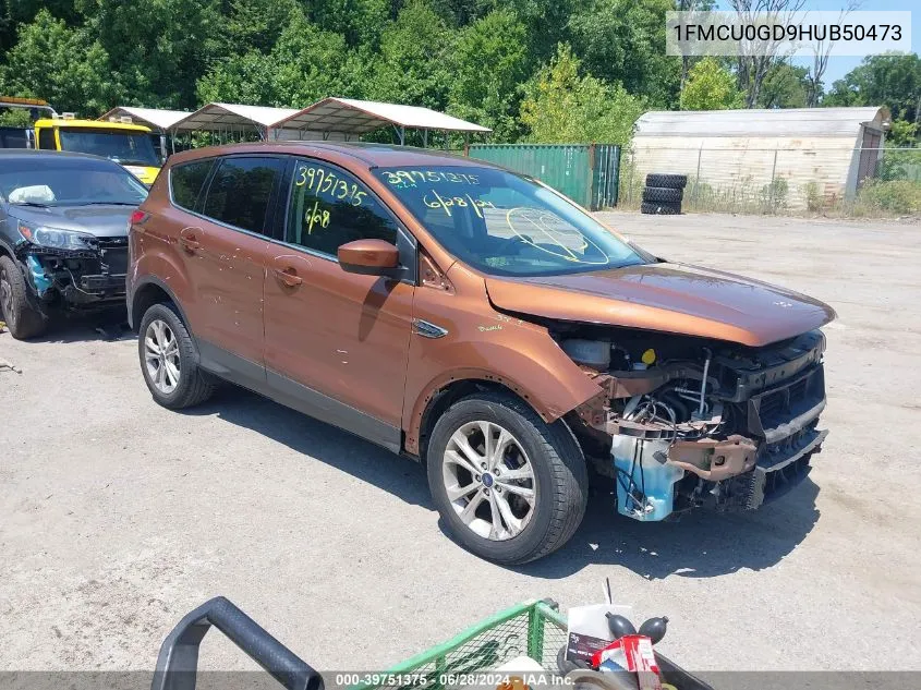 2017 Ford Escape Se VIN: 1FMCU0GD9HUB50473 Lot: 39751375