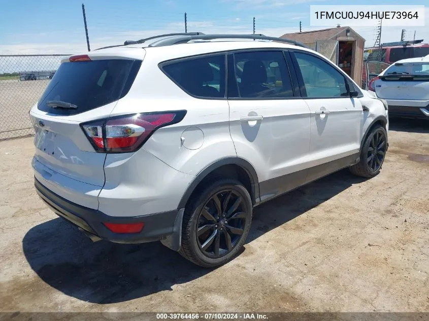 2017 Ford Escape Titanium VIN: 1FMCU0J94HUE73964 Lot: 39764456