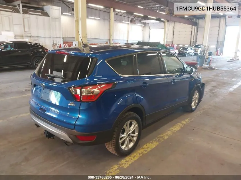 2017 Ford Escape Se VIN: 1FMCU9GD1HUB55364 Lot: 39768265