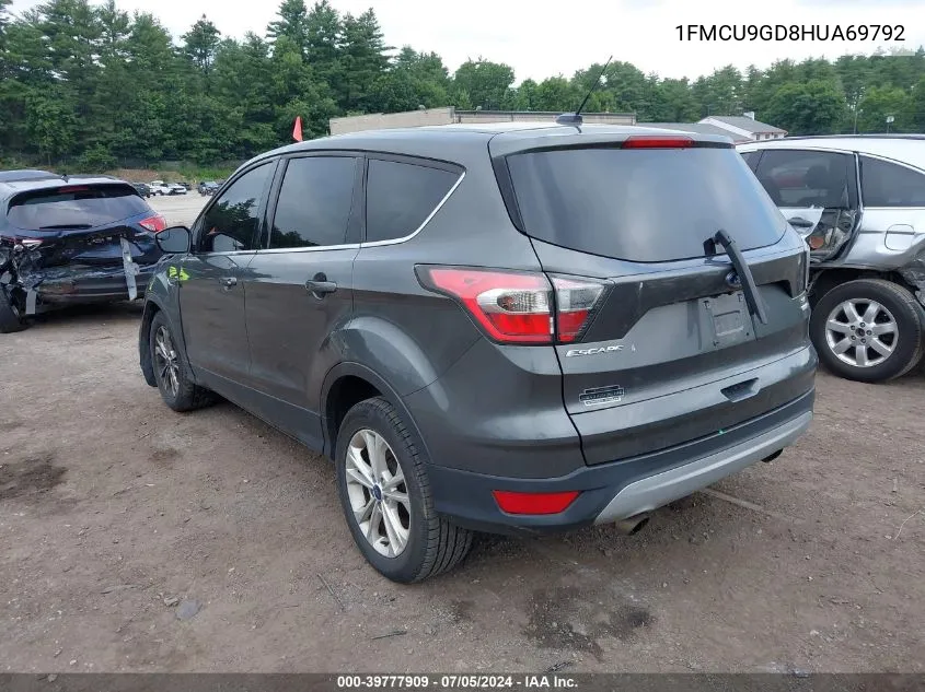 1FMCU9GD8HUA69792 2017 Ford Escape Se